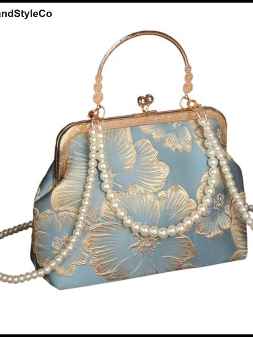 Vintage 1920s Evening Bag Hand Embroidered Clutch Purse
